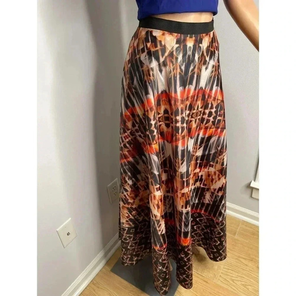 Anthropologie Bhanuni by Jyoti printed Maxi Skirt size Medium New - Picture 3 of 12